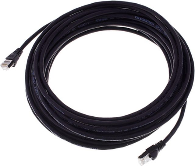 Telegärtner CAT6A Patchkabel 10m, sw