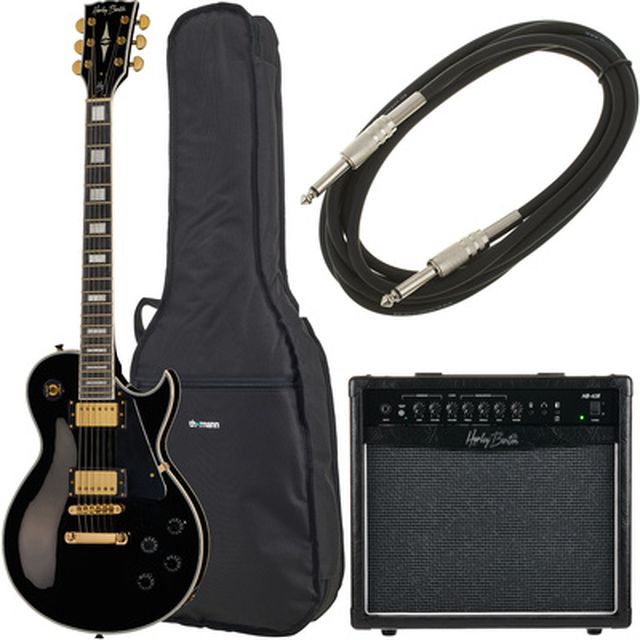 Harley Benton SC-500 BK Vintage Serie Bundle