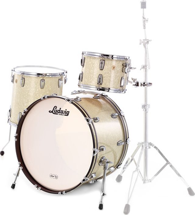Ludwig Classic Maple Rock Vintage Wh.