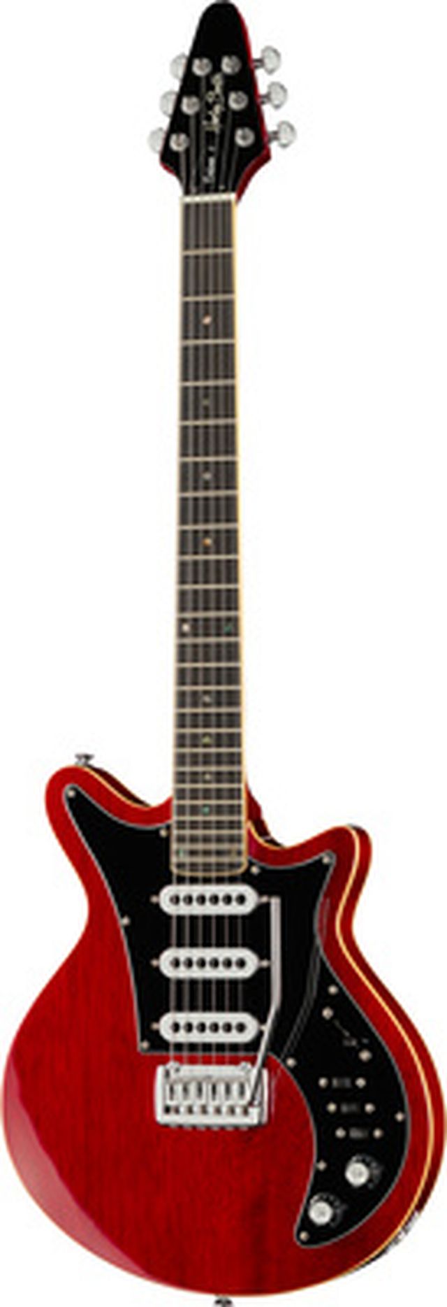 Harley Benton BM-75 Trans Red Deluxe Series