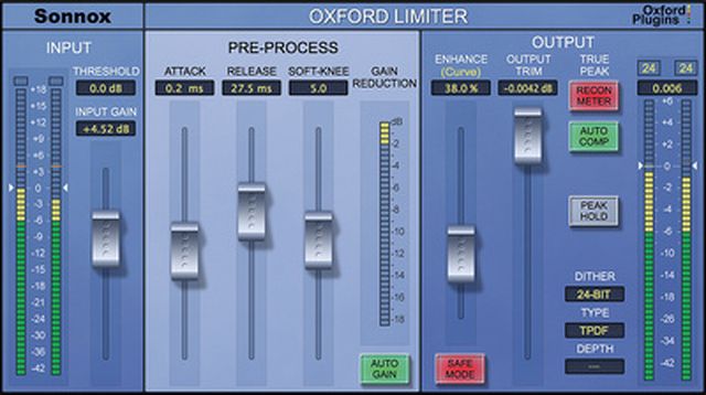 Sonnox Oxford Limiter Native