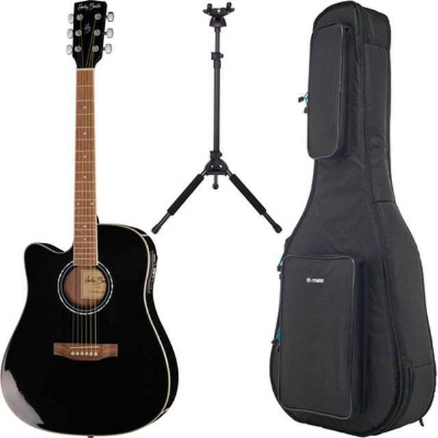 Harley Benton D-120CE-LH BK Bundle