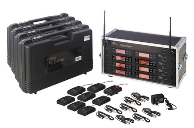 the t.bone free solo PT 520 MHz/8 CH Rack