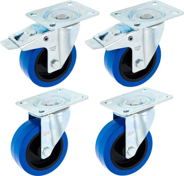 Millenium Blue Wheel Bundle 100 mm