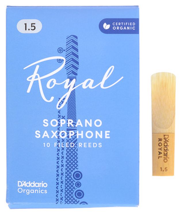 DAddario Woodwinds Royal Soprano Sax 1.5