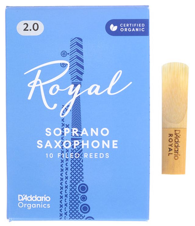 DAddario Woodwinds Royal Soprano Sax 2.0