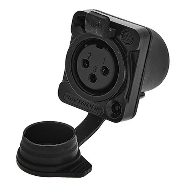 Seetronic K3F2C-W-B 3pin XLR IP65