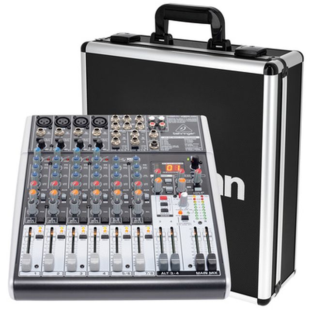 Behringer Xenyx X1204 USB Case Bundle