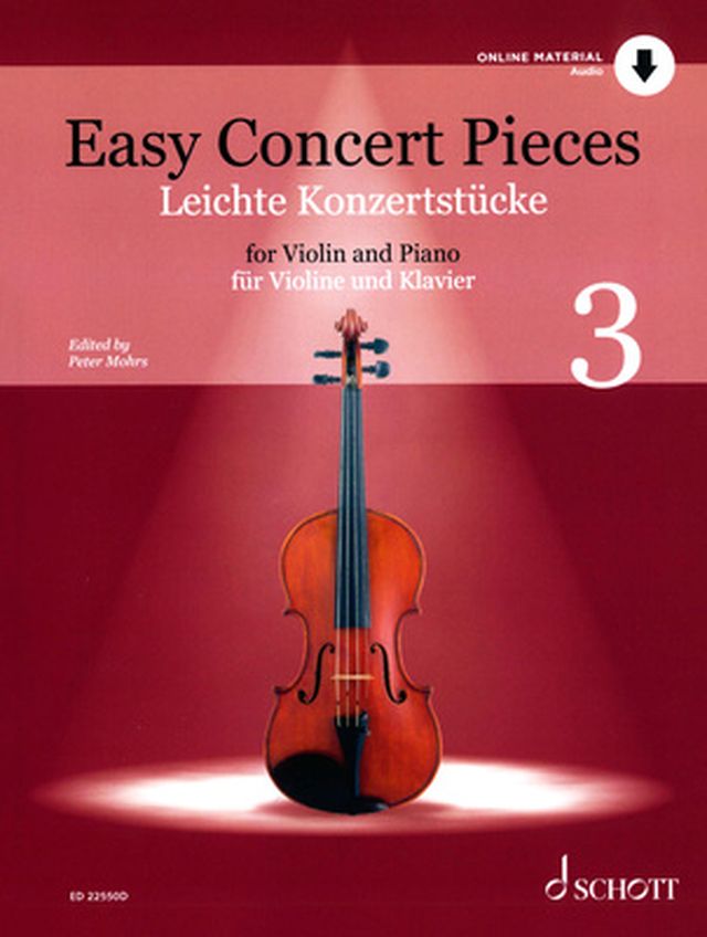 Schott Easy Concert Pieces Violin 3