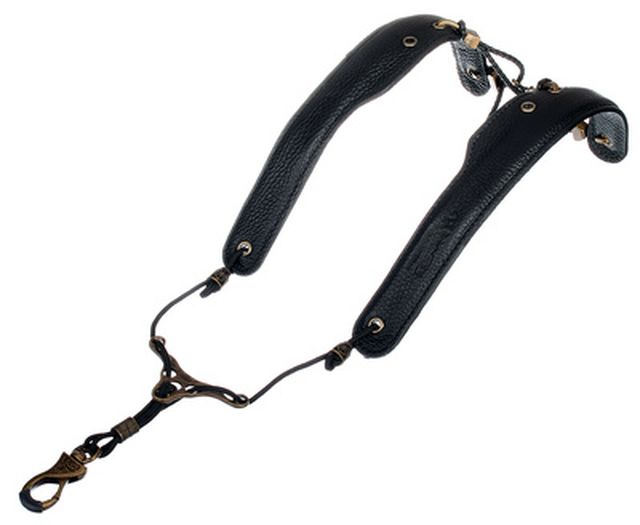 Balam Back Strap Leather Black