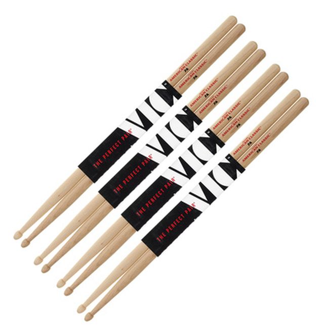 Vic Firth 7A American Hickory Value Pack