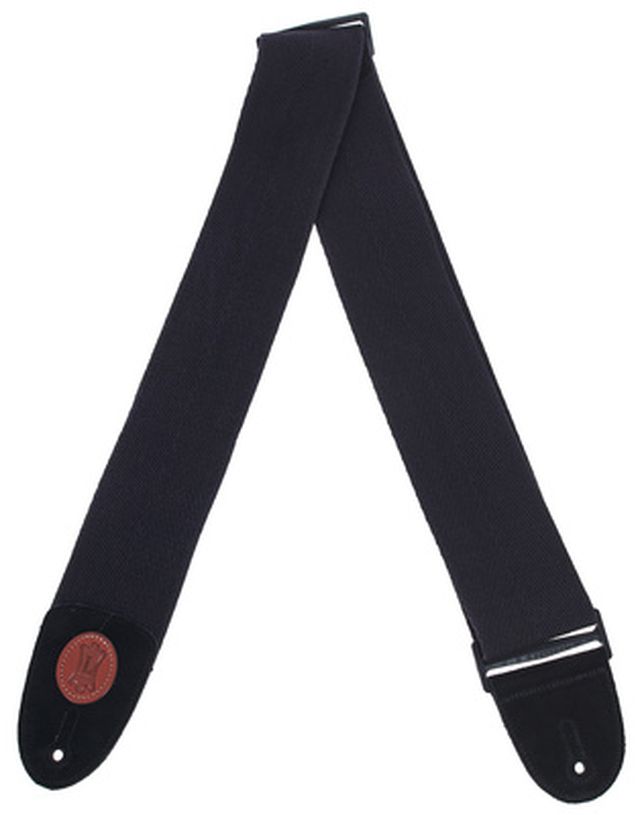Levys Heavy Cotton Strap 3" BK