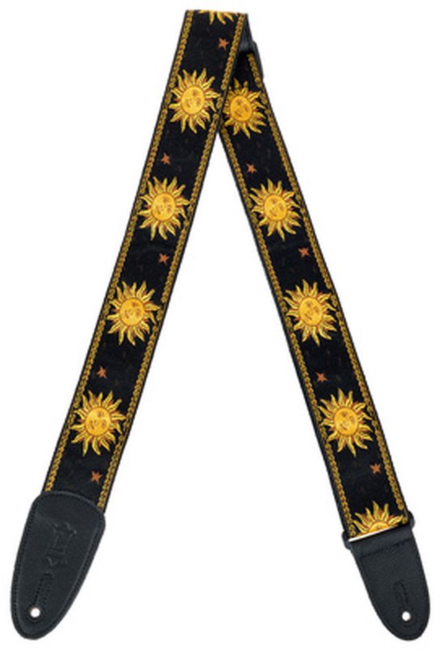 Levys Woven Jacquard Strap 2" BK