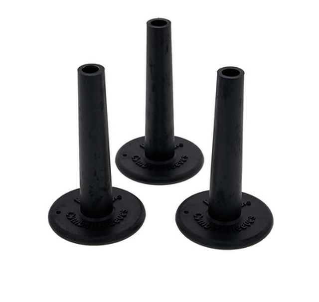 No Nuts Cymbal Sleeves 3pcs Black