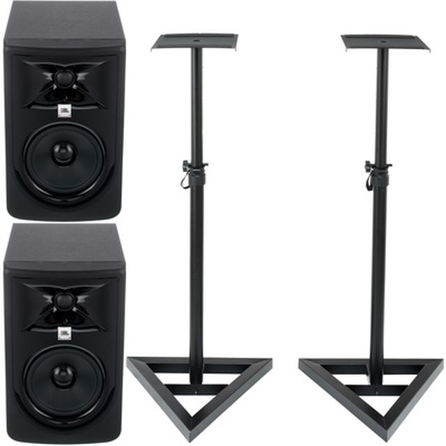 JBL 305P MKII Stand Bundle