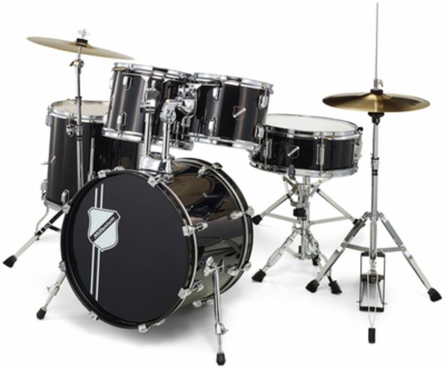 Millenium Focus 18 Drum Set Black