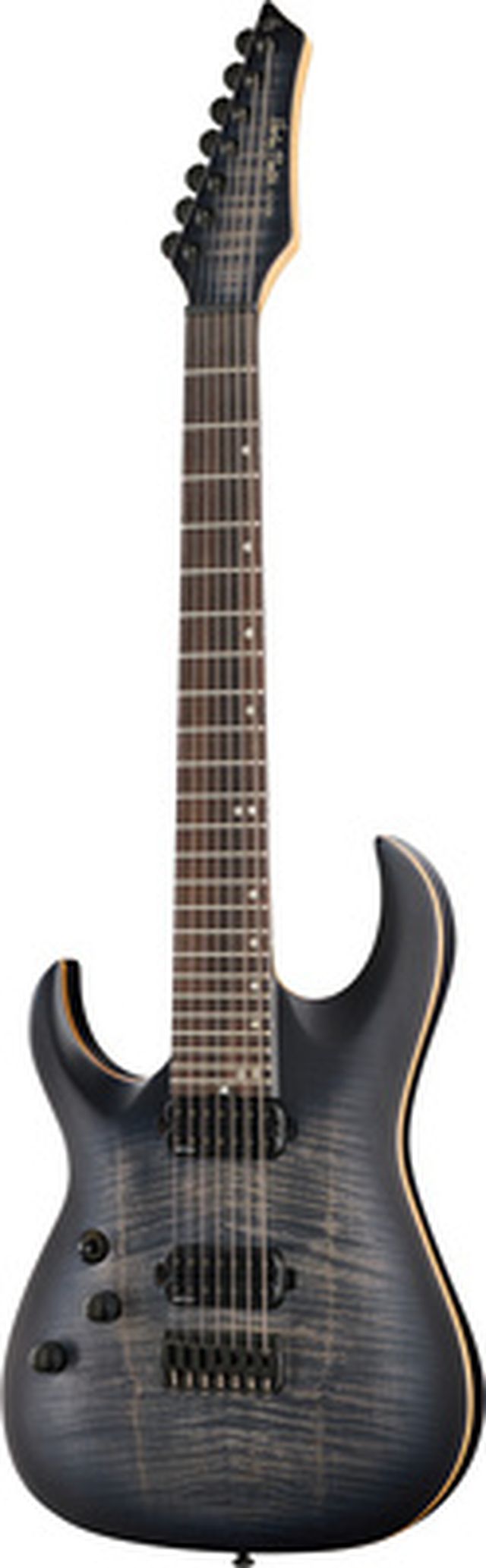 Harley Benton Amarok 7 LH BKNT Flame Burst