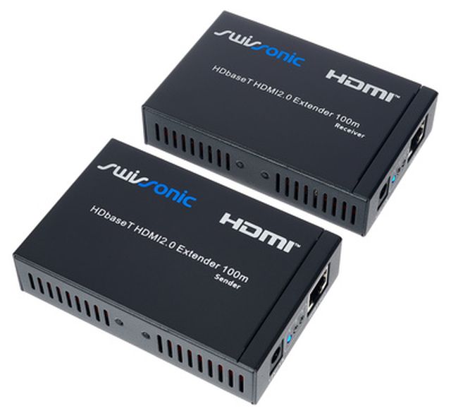 Swissonic HDbaseT HDMI2.0 Extender 100m