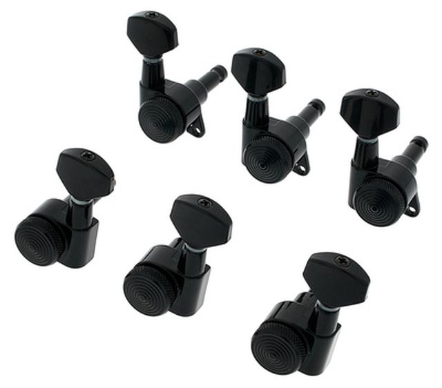 Harley Benton Parts Locking Tuners 3R/3L BK