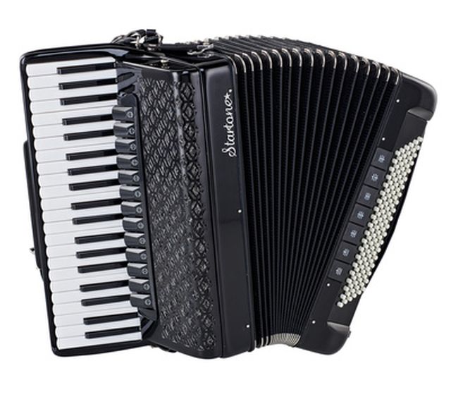 Startone Piano Accordion 120 IV Black