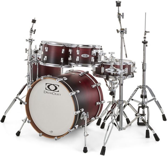 DrumCraft Series 6 Studio Red Fade