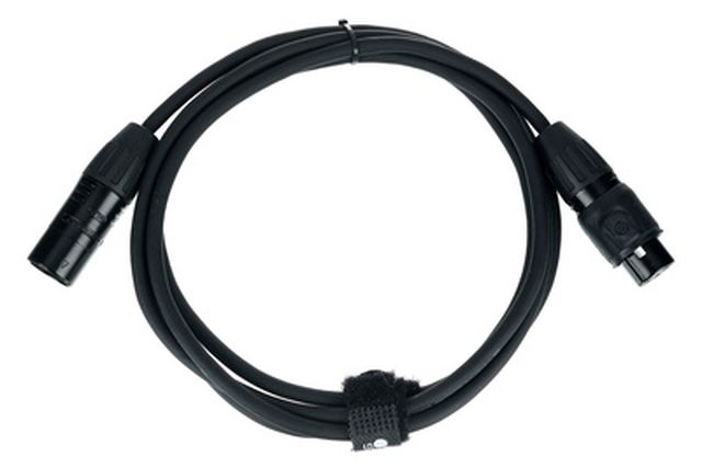 Stairville PDC3BK IP65 DMX Cable 2m 3pin