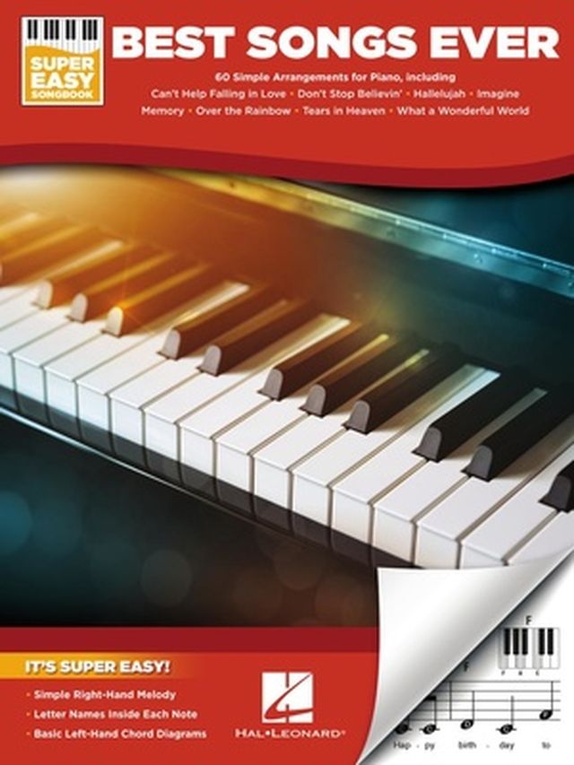 Hal Leonard Best Songs Ever Super Easy