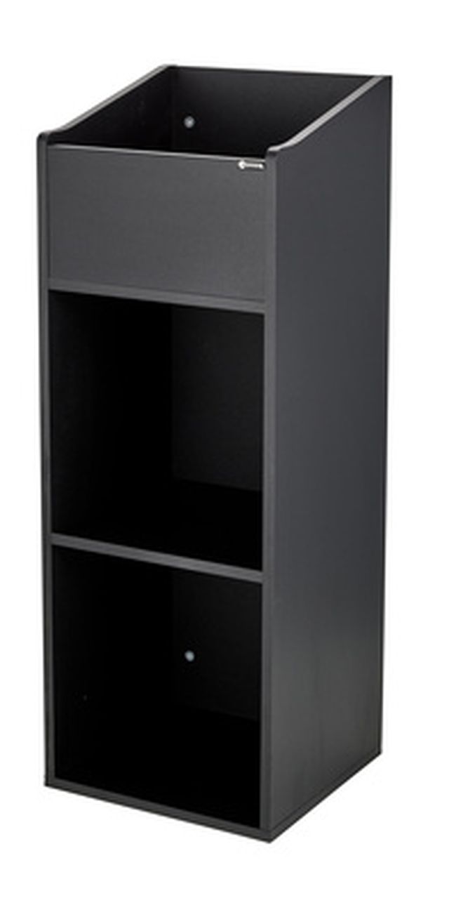 Fun Generation Vinyl Rack Three Top Black