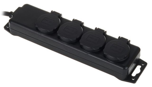 Brennenstuhl Hinged Lid Socket Dist. 4-Way