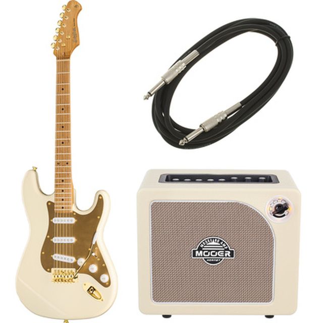 Harley Benton ST-62DLX OW Vintage Bundle