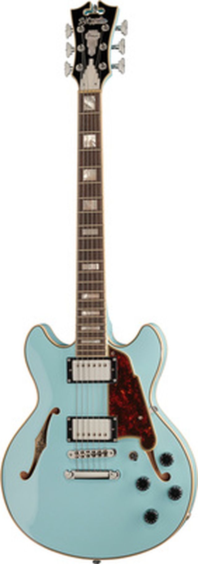 DAngelico Premier Mini DC Sky Blue