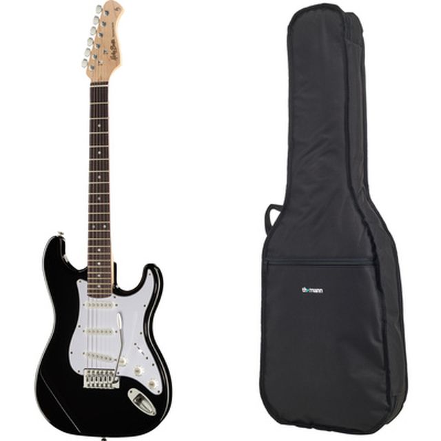 Harley Benton ST-20 BK St. Series w/Bag