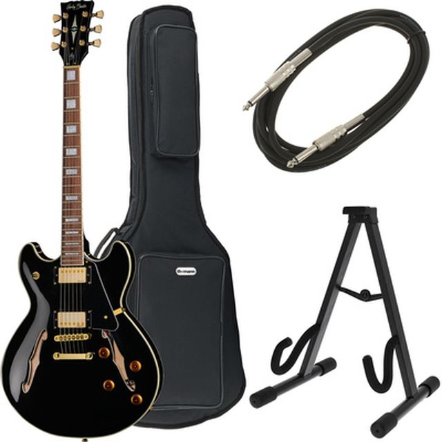 Harley Benton HB-35Plus Black Bundle