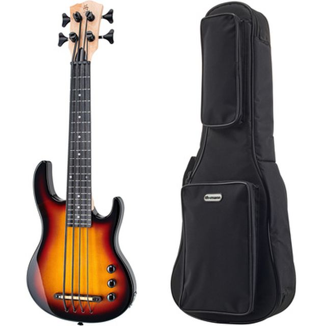 Harley Benton Solid U-Bass Sunburst w/Bag