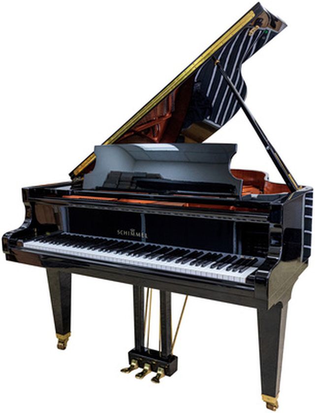 Schimmel Grand Piano used black