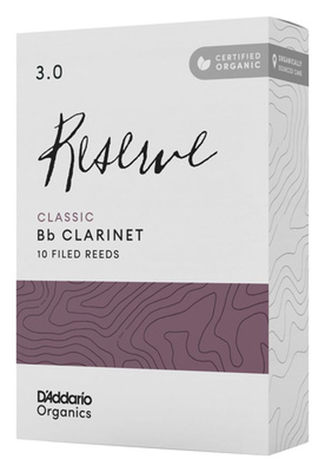 DAddario Woodwinds Organic Reserve Cl. CLAR 3.0