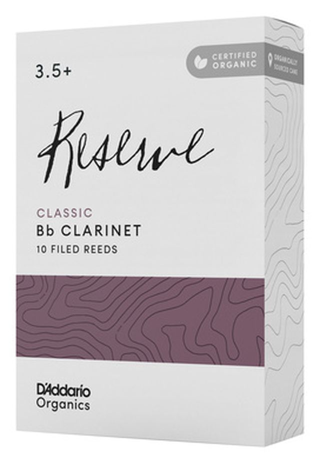 DAddario Woodwinds Organic Reserve Cl. CLAR 3.5+