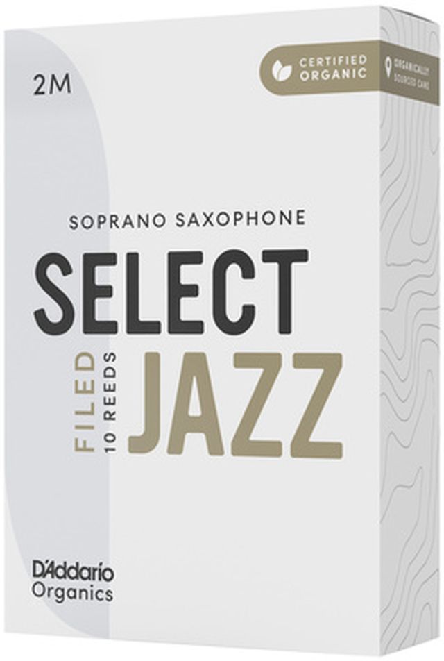 DAddario Woodwinds Organic Sel. Jazz Filed SOP 2M