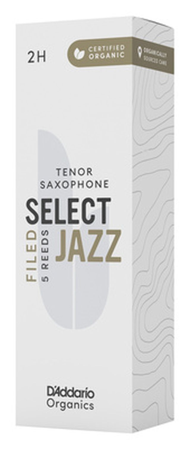 DAddario Woodwinds Organic Sel. Jazz Filed TEN 2H