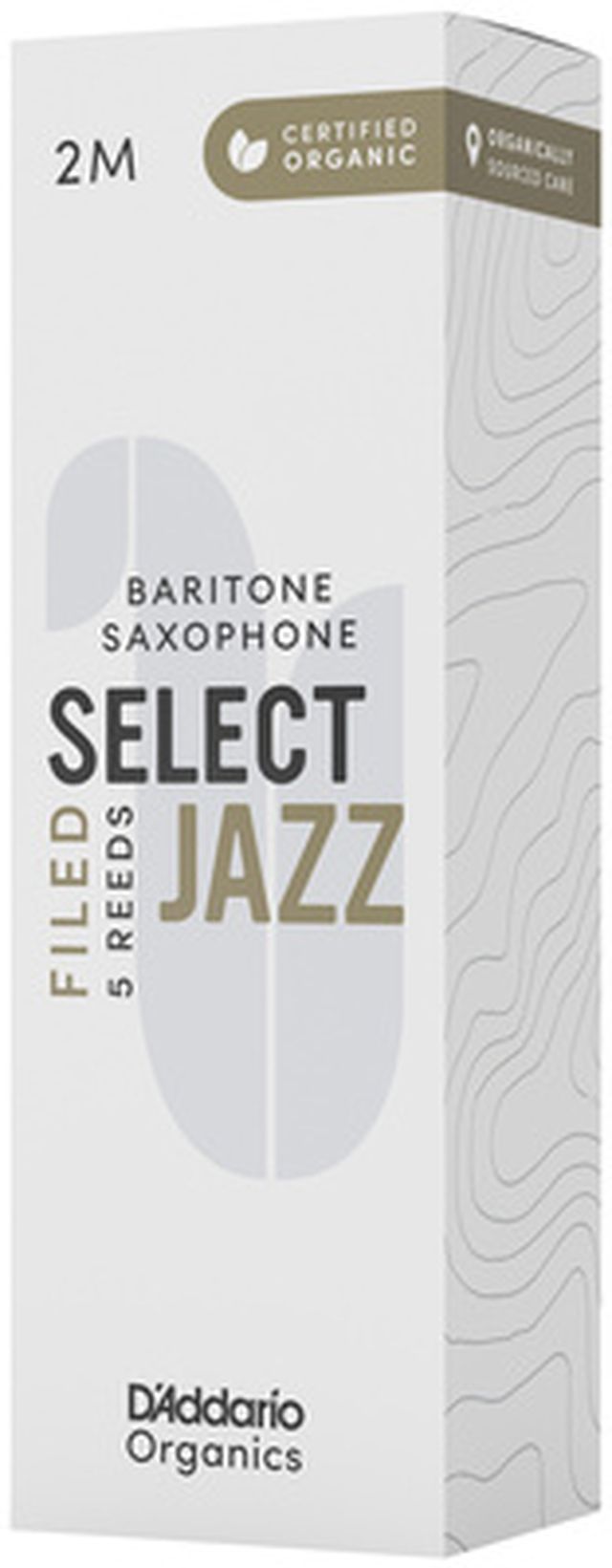 DAddario Woodwinds Organic Sel. Jazz Filed BAR 2M