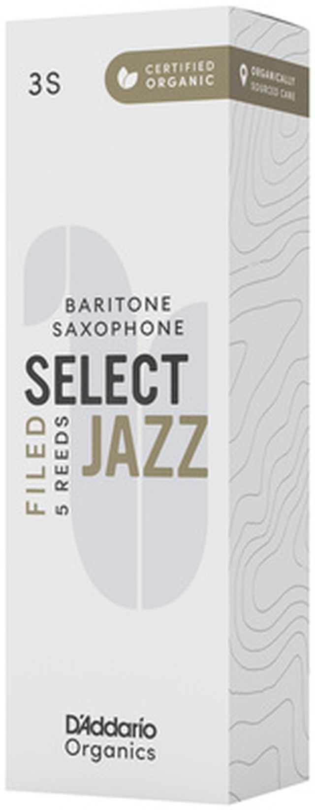 DAddario Woodwinds Organic Sel. Jazz Filed BAR 3S