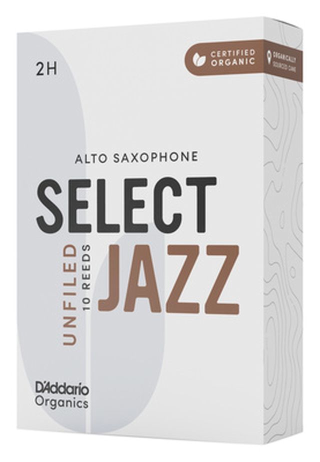 DAddario Woodwinds Organic Sel. Jazz Unf. ALT 2H