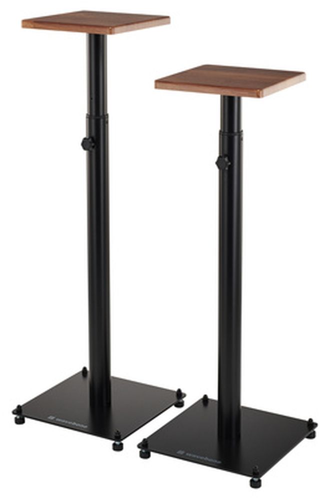 Wavebone Grand Speaker Stand Set Wood