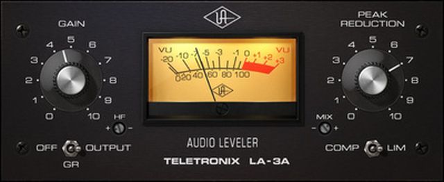Universal Audio Teletronix LA-3A Level. Native