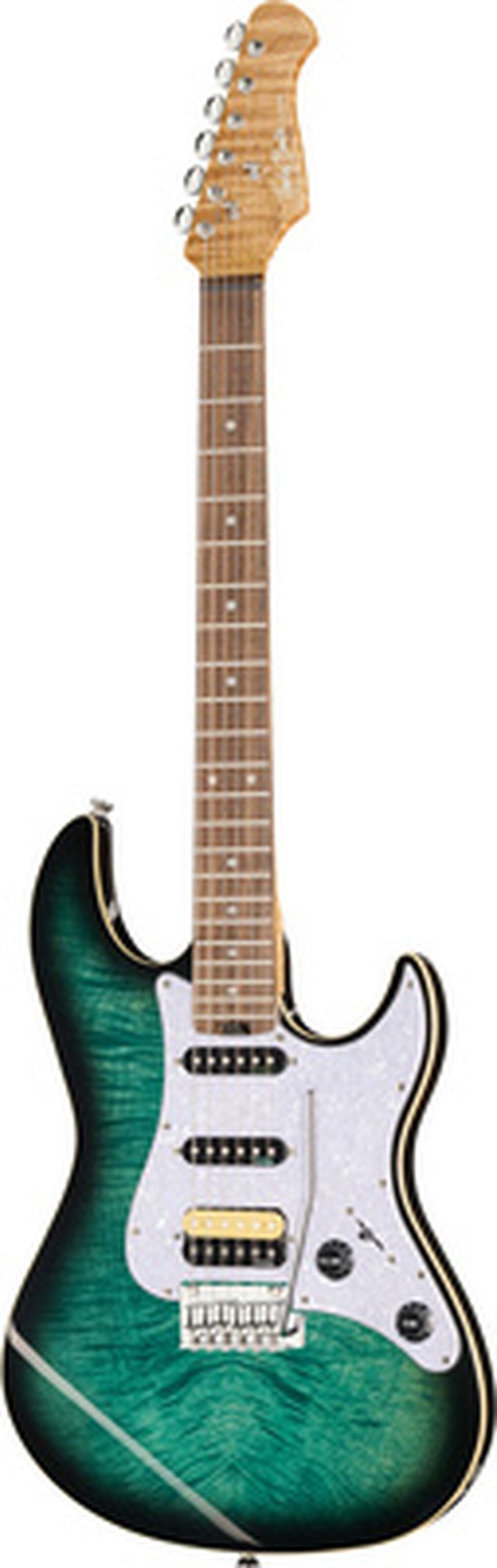 Harley Benton ST-Modern Plus HSS FBLB