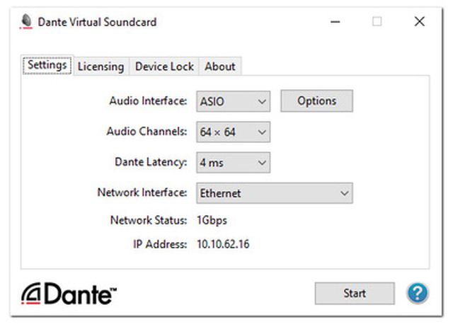 Dante Virtual Soundcard Transferable