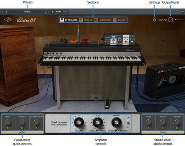 Universal Audio Electra 88 Vintage Keys Native