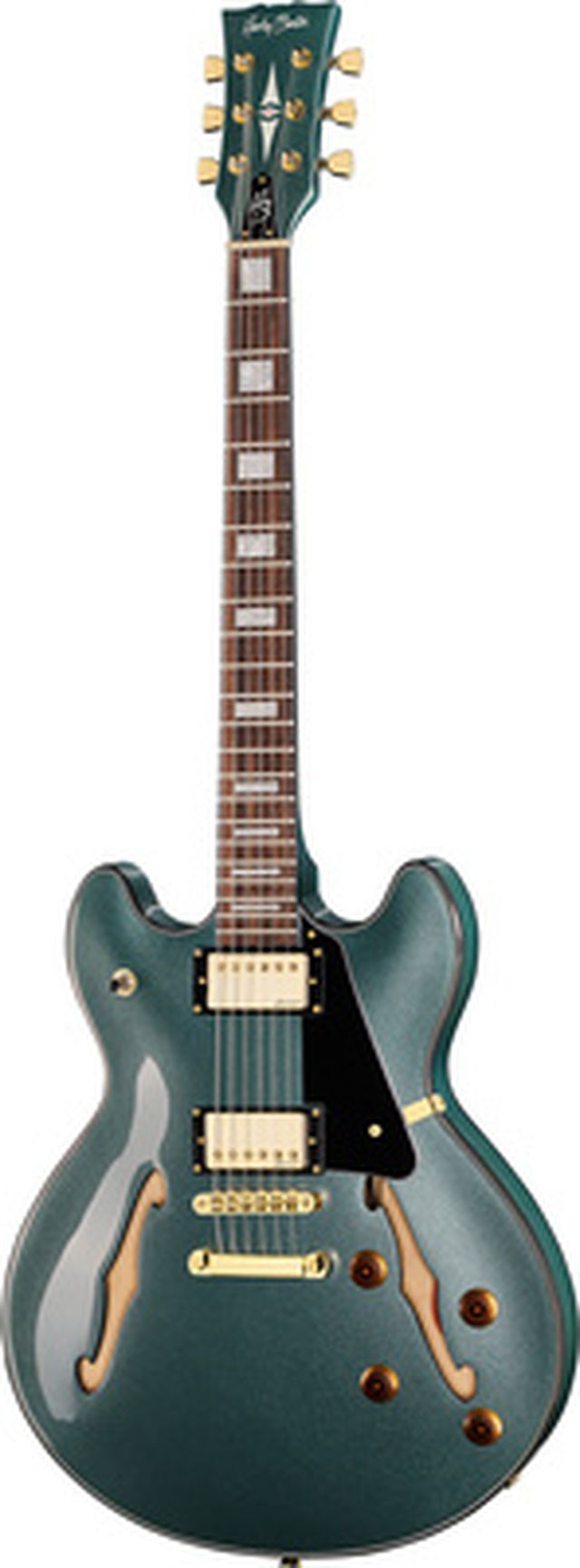 Harley Benton HB-35Plus Gun Metal Blue