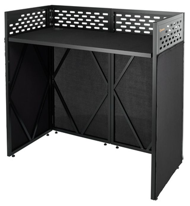 Roadworx DJ Table ALU Black