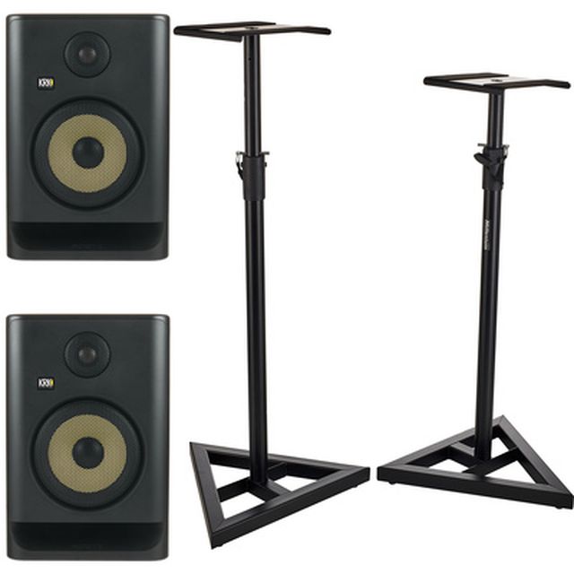 KRK Rokit RP7 G5 Stand Bundle